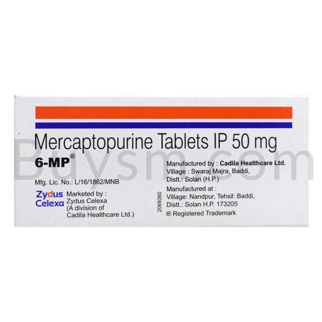 6-MP 50 mg Tablet