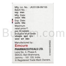 Efcure 200 mg Tablet Price