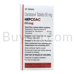 Hepcdac 60 mg Tablet Price