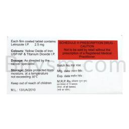 Letronat 2.5 mg Tablet