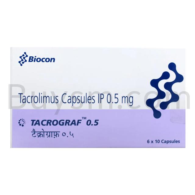 Tacrograf 0.5 mg Capsule
