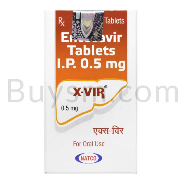 X Vir 0.5 mg Tablet